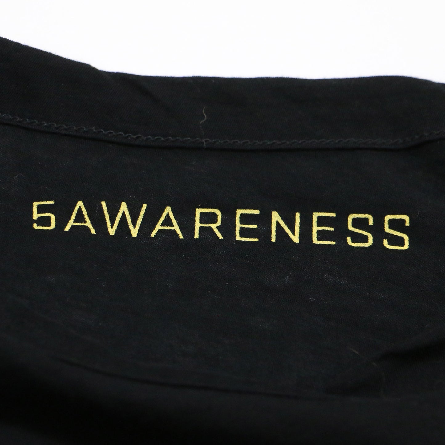 5AWARENESS ロングスリーブ Tシャツ / カットソー クルーネック 長袖 シアー コットン