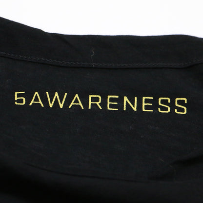 5AWARENESS ロングスリーブ Tシャツ / カットソー クルーネック 長袖 シアー コットン