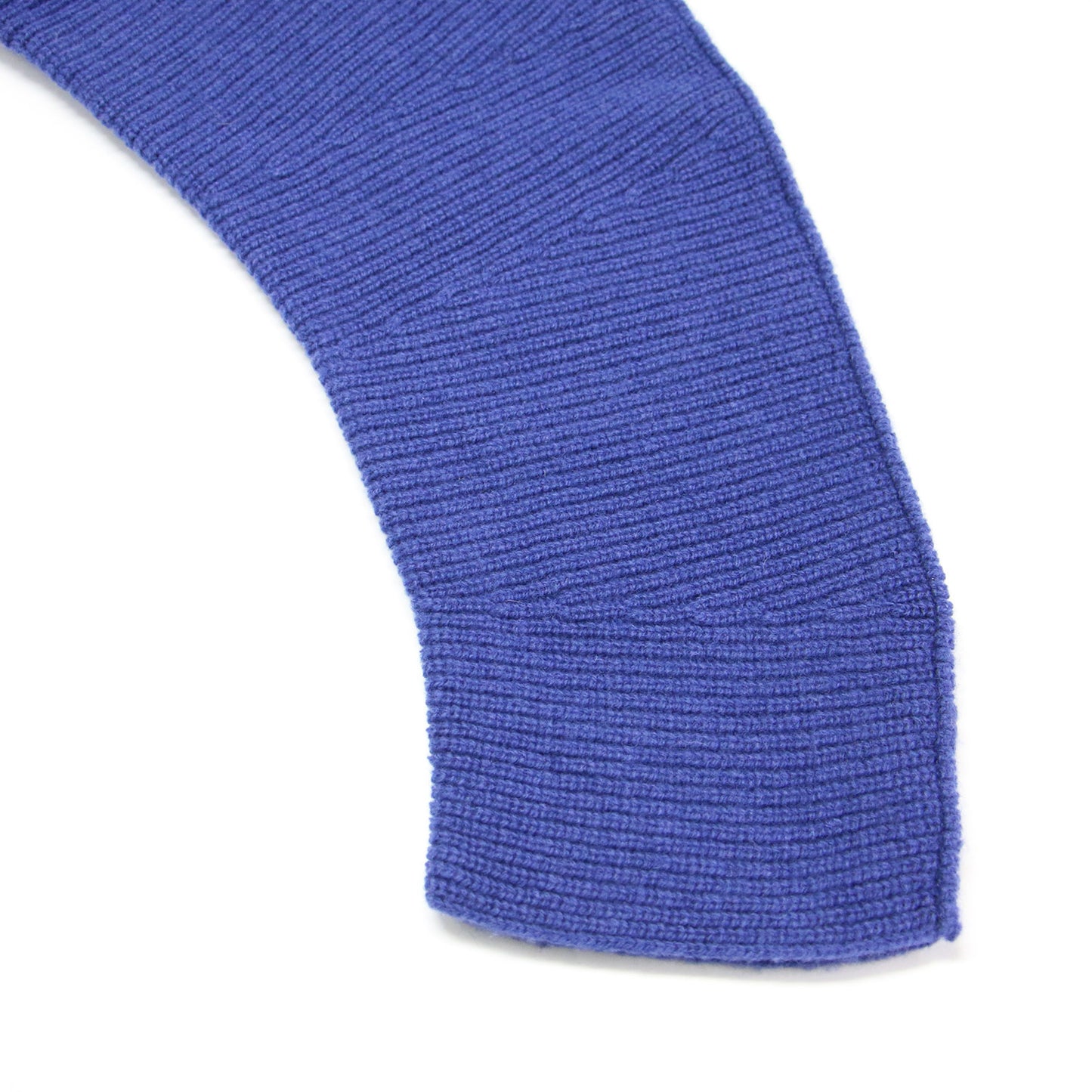 ウール アゼ ショート プルオーバー ニット / 長袖 ボートネック ボリュームスリーブ