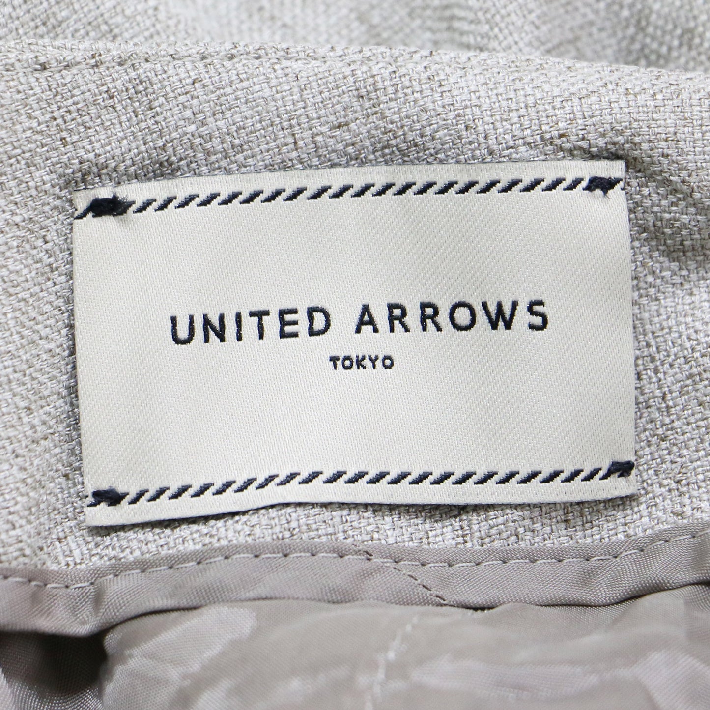 リネンライク ワイド パンツ / ストレート ウエストゴム