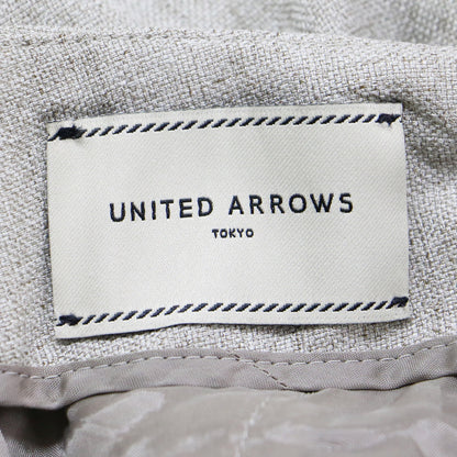 リネンライク ワイド パンツ / ストレート ウエストゴム