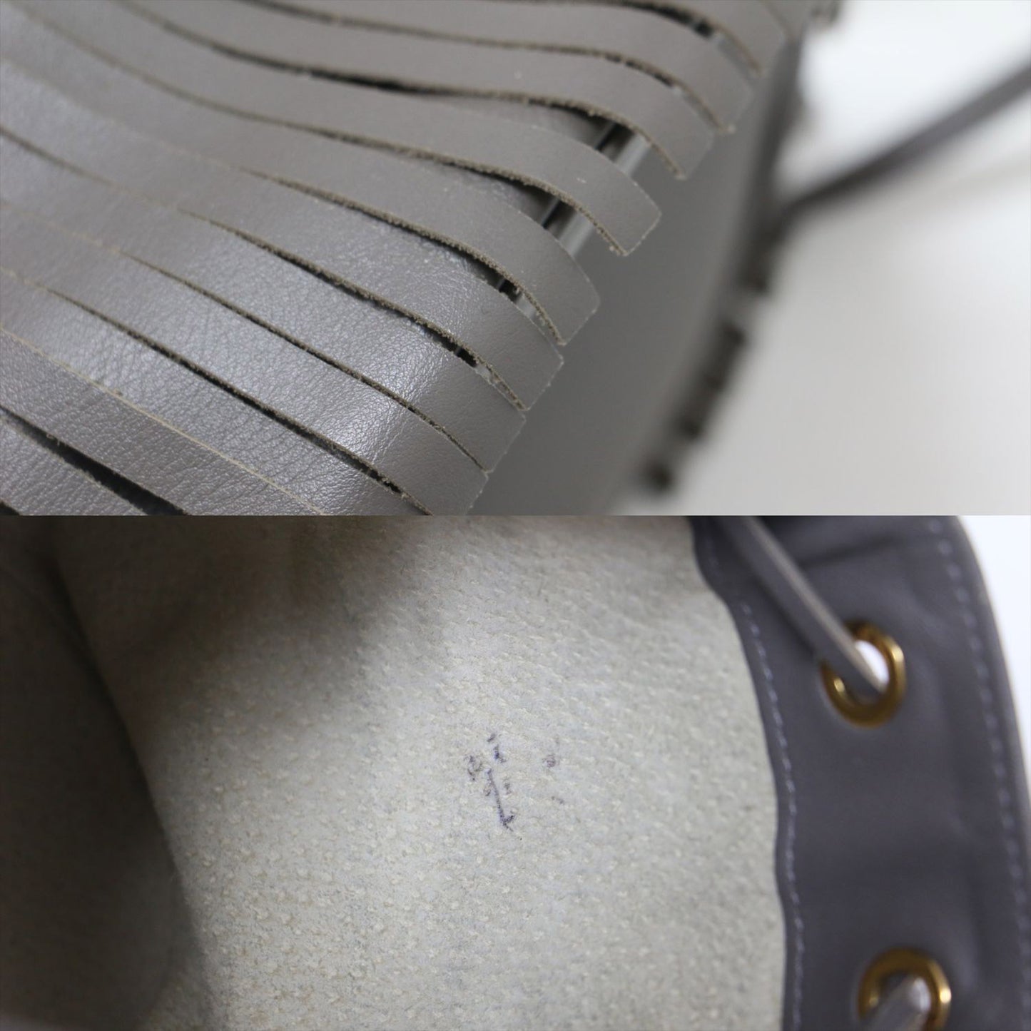 フリンジ カーニバル ショルダーバッグ / FRINGE CARNIVAL BAG 2WAY 巾着 ロゴ レザー 本革 牛革