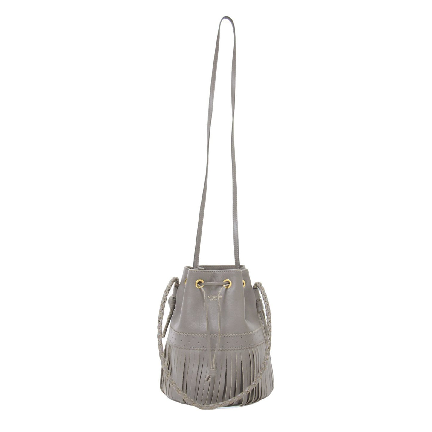フリンジ カーニバル ショルダーバッグ / FRINGE CARNIVAL BAG 2WAY 巾着 ロゴ レザー 本革 牛革