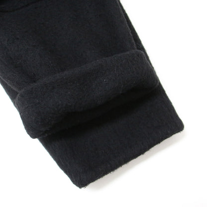 ポンチョ コート / オーバーサイズ ステンカラー ノーカラー シャギー ミドル丈