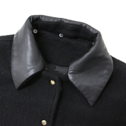 ポンチョ コート / オーバーサイズ ステンカラー ノーカラー シャギー ミドル丈