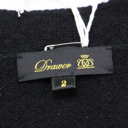 23秋冬 PRE2 5G 天竺編み カーディガン / ニット Vネック 長袖 ミドルゲージ ウール カシミヤ