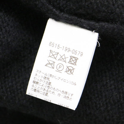 23秋冬 PRE2 5G 天竺編み カーディガン / ニット Vネック 長袖 ミドルゲージ ウール カシミヤ