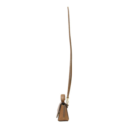 型押し レザー ミニ ショルダーバッグ / ハンドバッグ 2WAY