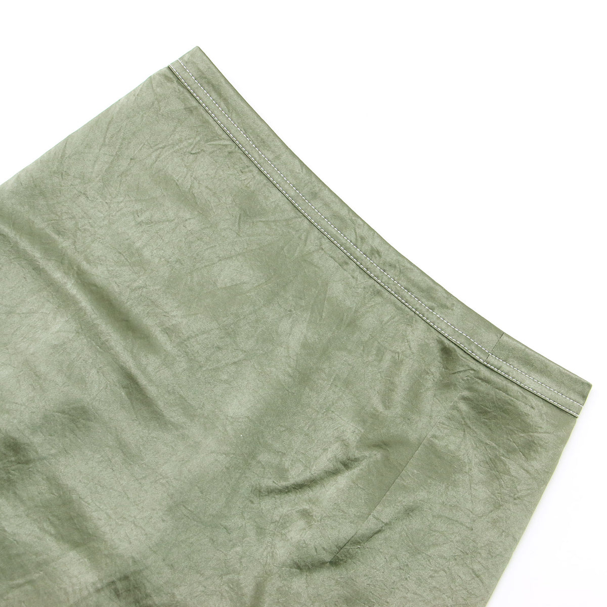 トリアセテート ポリエステル マーメイド ロング スカート / フレア サテン スリット