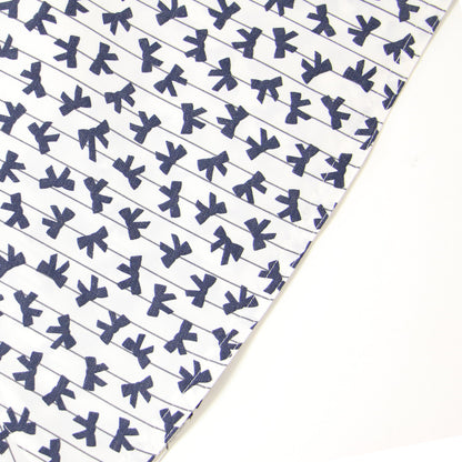 プリント マーメイド スカート / ロング丈 ピンストライプ リボン 総柄 フレア