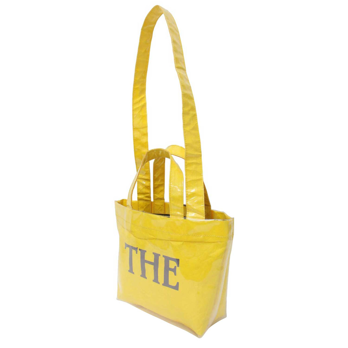 THE トートバッグ / PVCBag ショルダーバッグ ビニール 紙 ロゴ クリア
