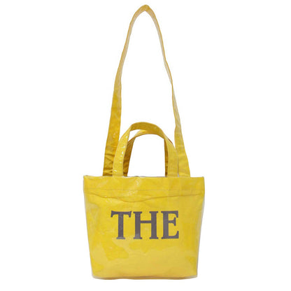 THE トートバッグ / PVCBag ショルダーバッグ ビニール 紙 ロゴ クリア