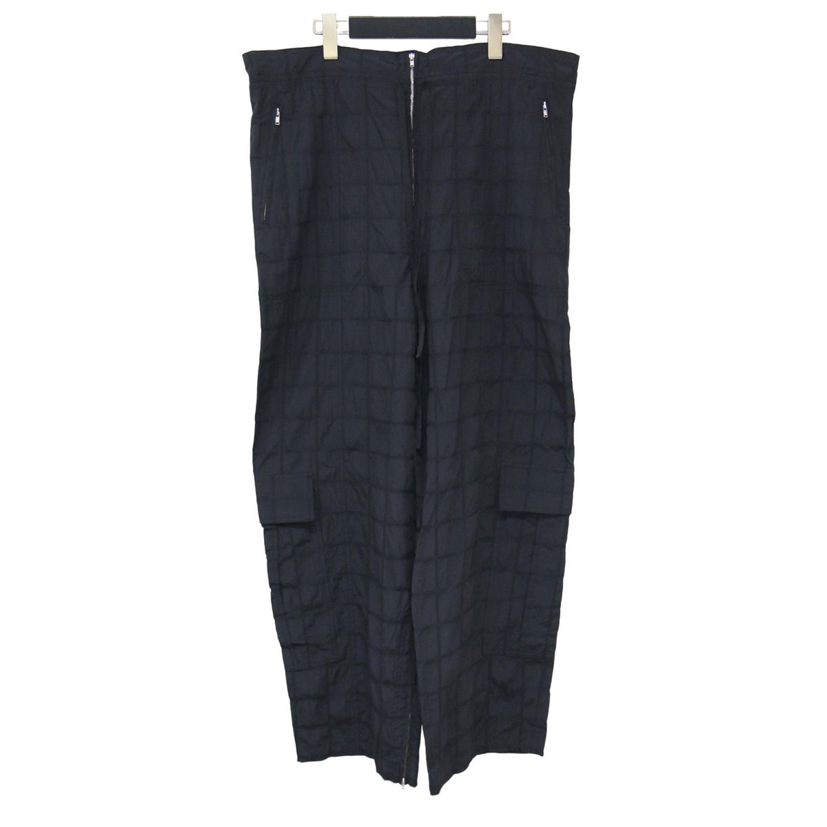 24春夏 プレイド カーゴ パンツ / Plaid Cargo Pants ミリタリーパンツ 格子柄 ドロスト スリット コットン