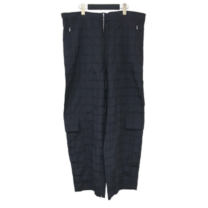 24春夏 プレイド カーゴ パンツ / Plaid Cargo Pants ミリタリーパンツ 格子柄 ドロスト スリット コットン