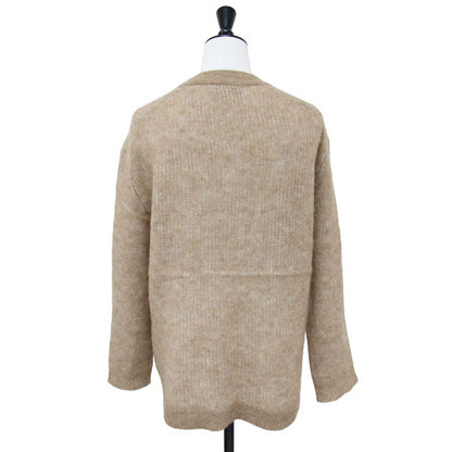 アルパカ ウール ニット カーディガン / ALPACA SOFT 3 LAYER CARDI 長袖 Vネック ローゲージ
