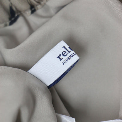 アニマルプリント ティアード スカート / ロング丈 フレア 総柄 ウエストゴム