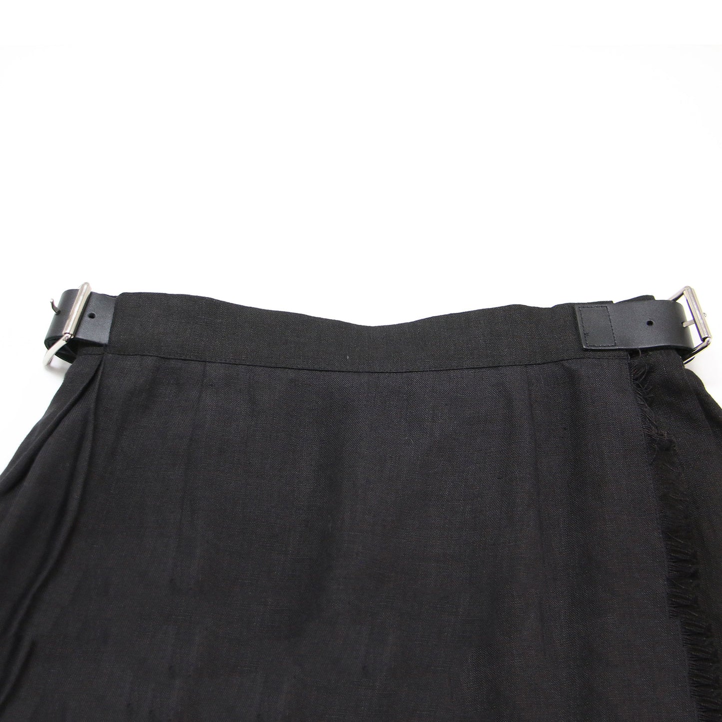 × JOURNAL STANDARD 別注 リネン マキシ スカート / ロング丈 バックルベルト プリーツ ウエストゴム
