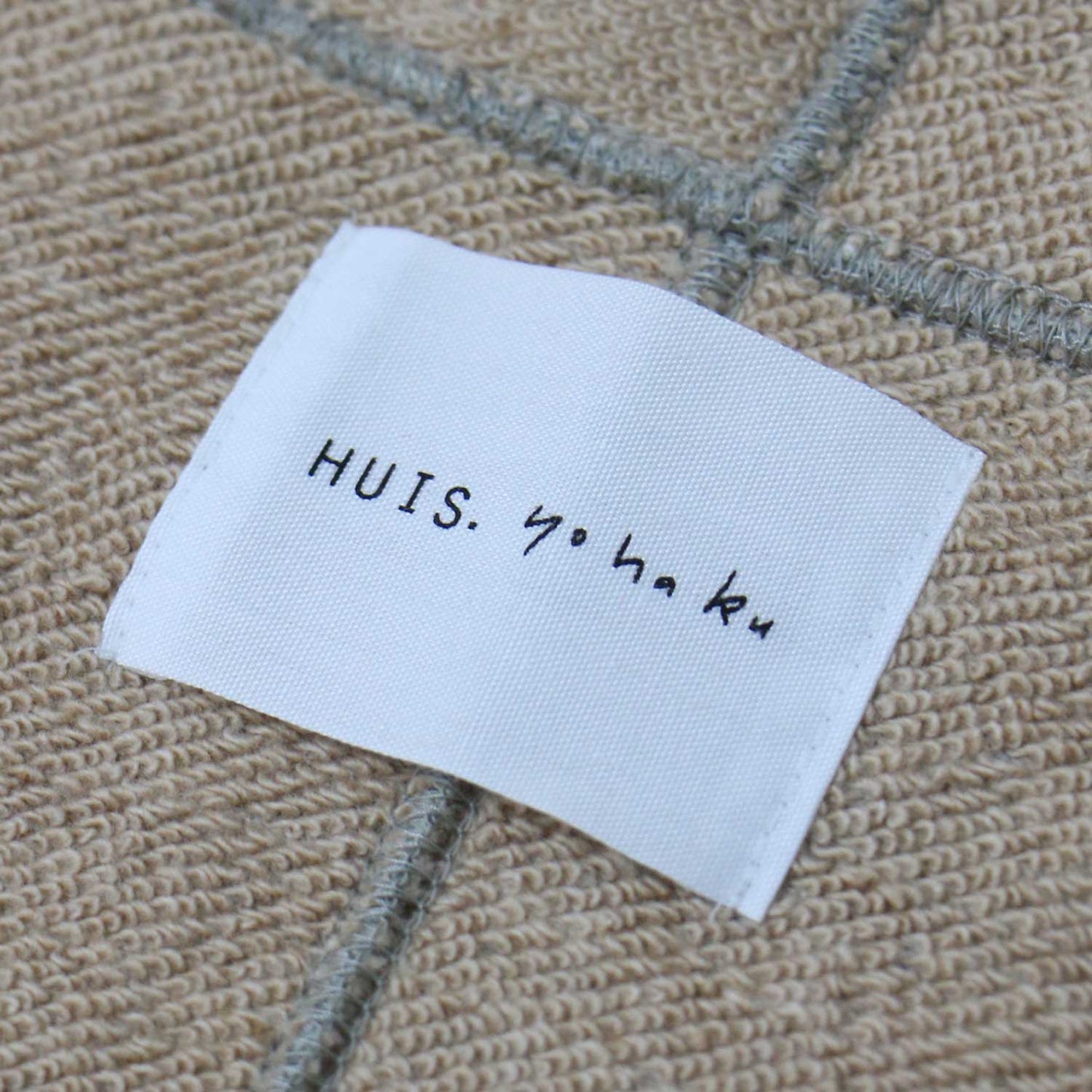 × yohaku 25春夏 吊り編み 茶綿 スウェット ロング カーディガン / 長袖 裏毛 パイル コットン ユニセックス