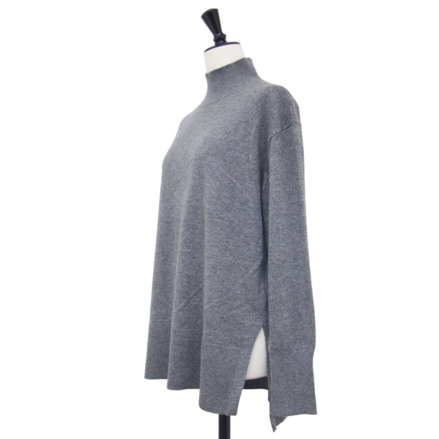 Theory コージーポンチョ 慎ましやか ライトブルー 