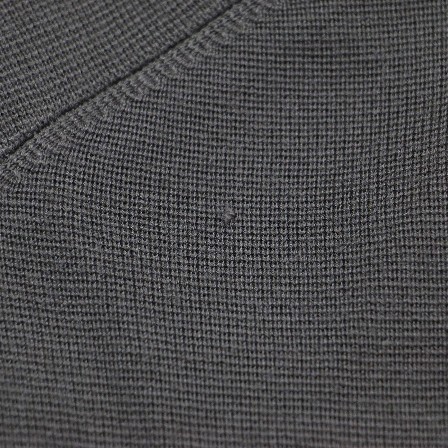 ハイネック 畦編み ニット / プルオーバー 長袖 オーバーサイズ スリット ウール カシミヤ