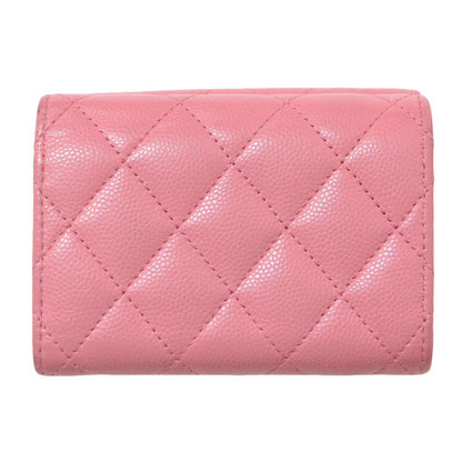 マトラッセ ココマーク クラシック スモール フラップ ウォレット キャビアスキン AP0230 / 三つ折り財布 コンパクトウォレット CHANEL WALLET