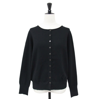 ヴィスコース ストレッチ カーディガン / ニット 長袖 クルーネック 2WAY ストレッチ