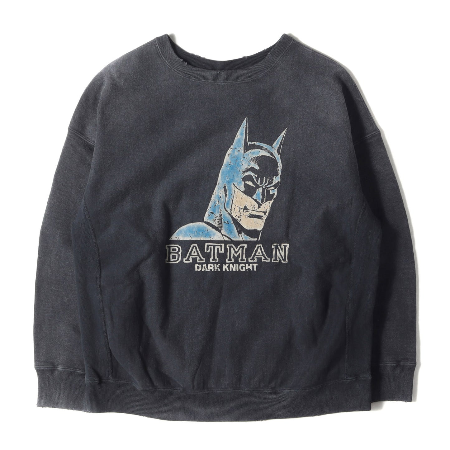 × DC COMICS ヴィンテージ加工 BATMAN フロッキー スウェット / 裏毛