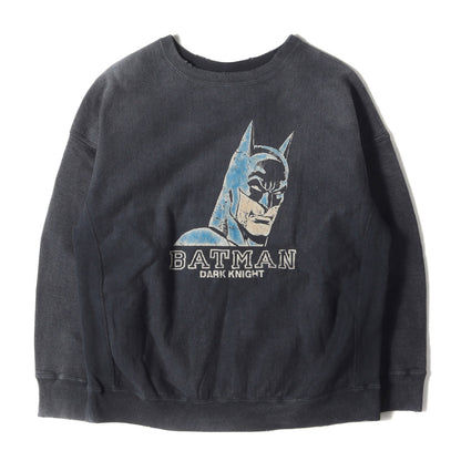 × DC COMICS ヴィンテージ加工 BATMAN フロッキー スウェット / 裏毛