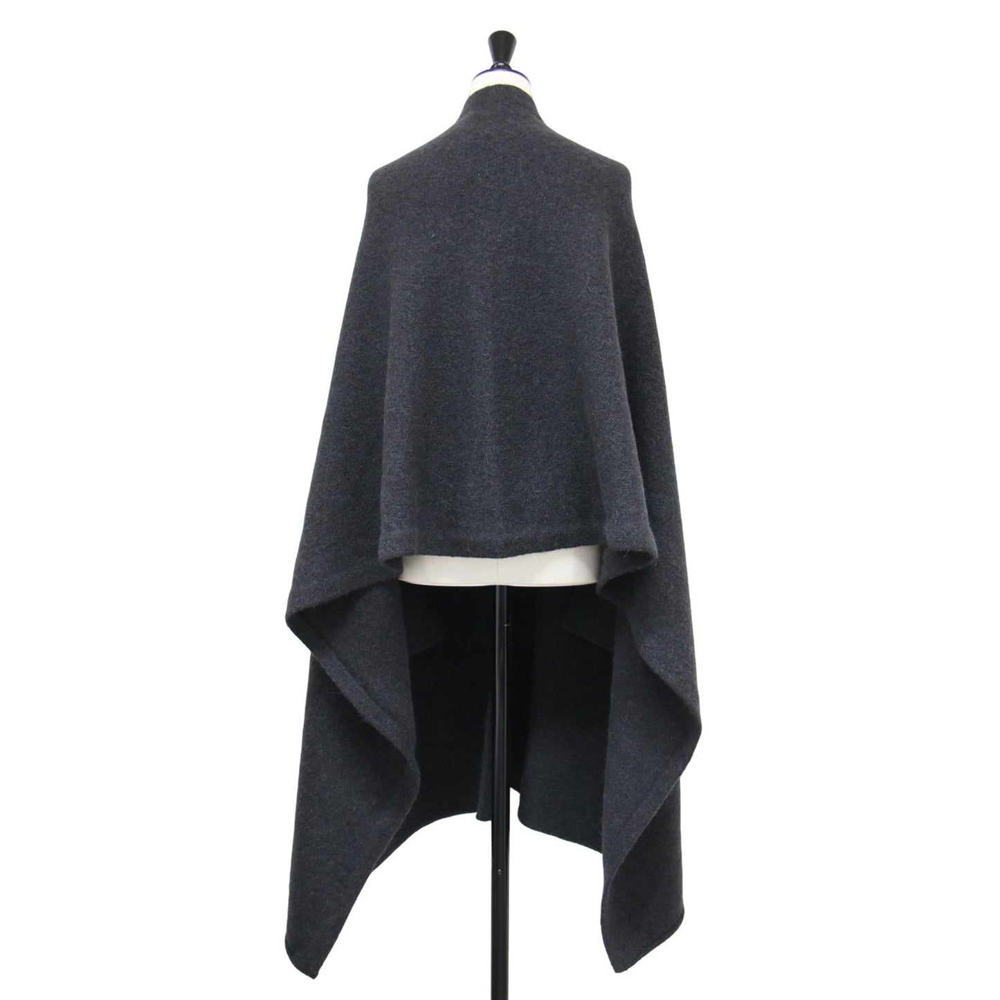 25春夏 ウール アルパカ ニット ケープ / U CAPE ショール ストール 大判