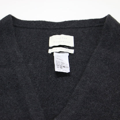 25春夏 ウール アルパカ ニット ケープ / U CAPE ショール ストール 大判