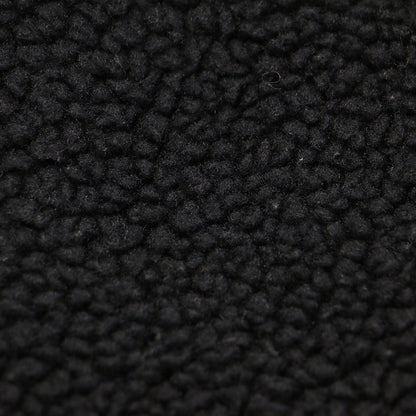 ボア フリース ノーカラー コート / ロング パイピング ビッグシルエット フェイクムートン