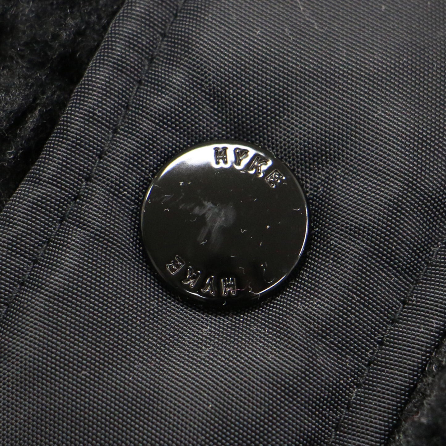 ボア フリース ノーカラー コート / ロング パイピング ビッグシルエット フェイクムートン