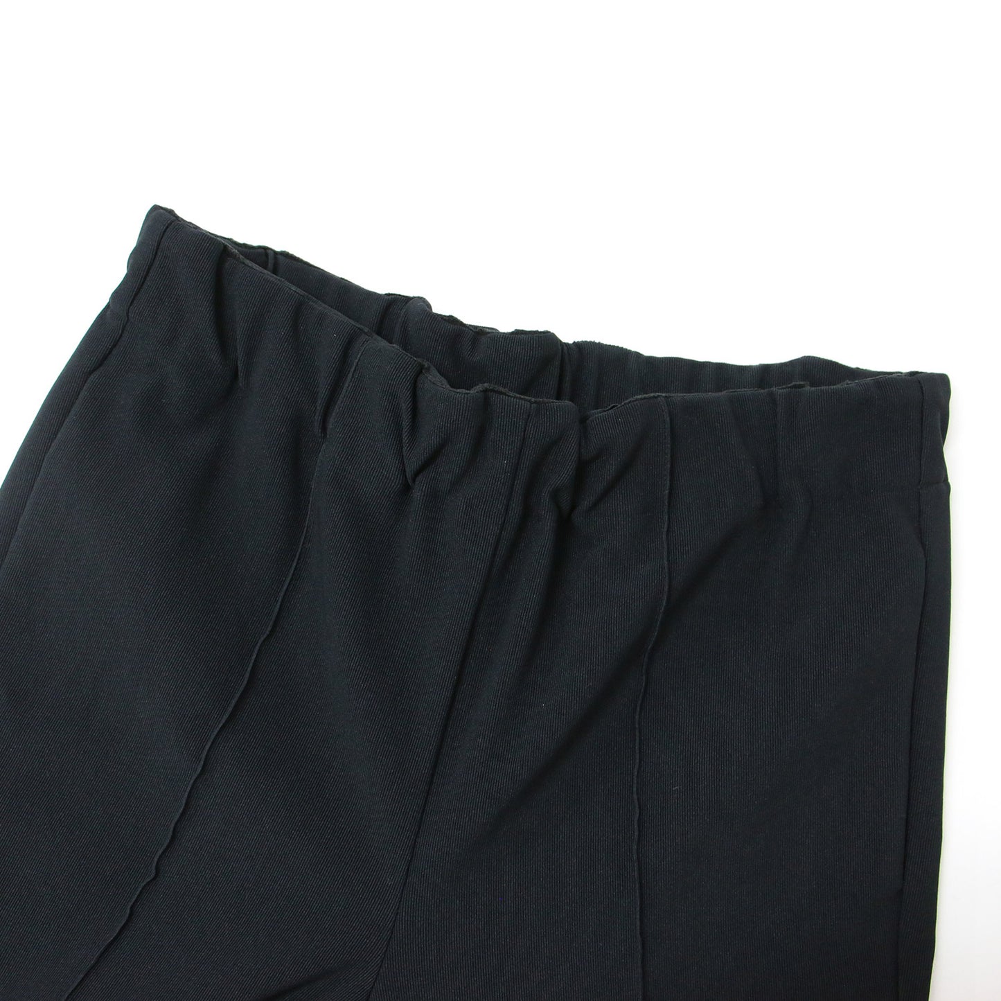 スカラップレギンス パンツ / スリット ストレッチ スリム ウエストゴム