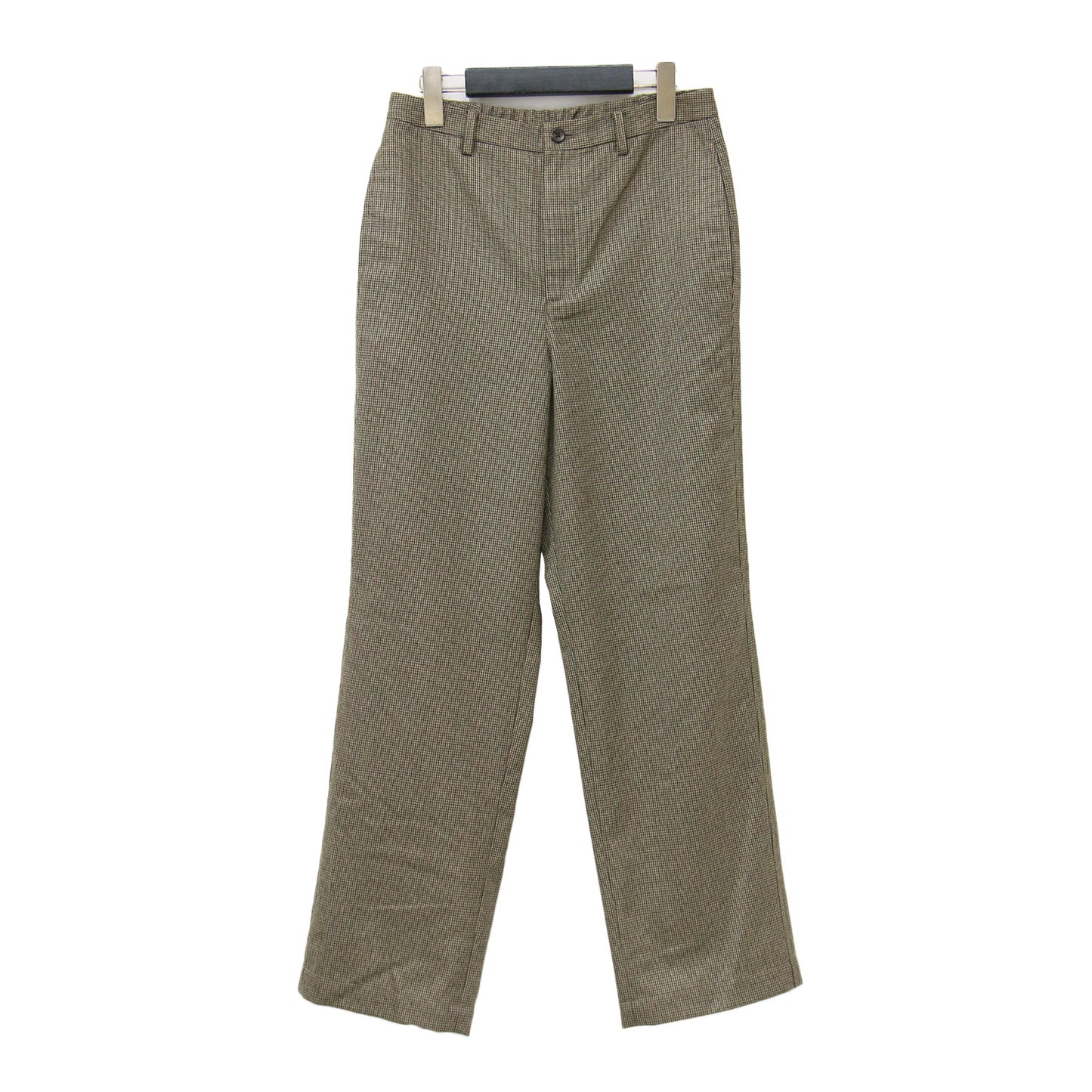 22秋冬 ウール カルゼ イージーパンツ / スラックス テーパード 千鳥柄