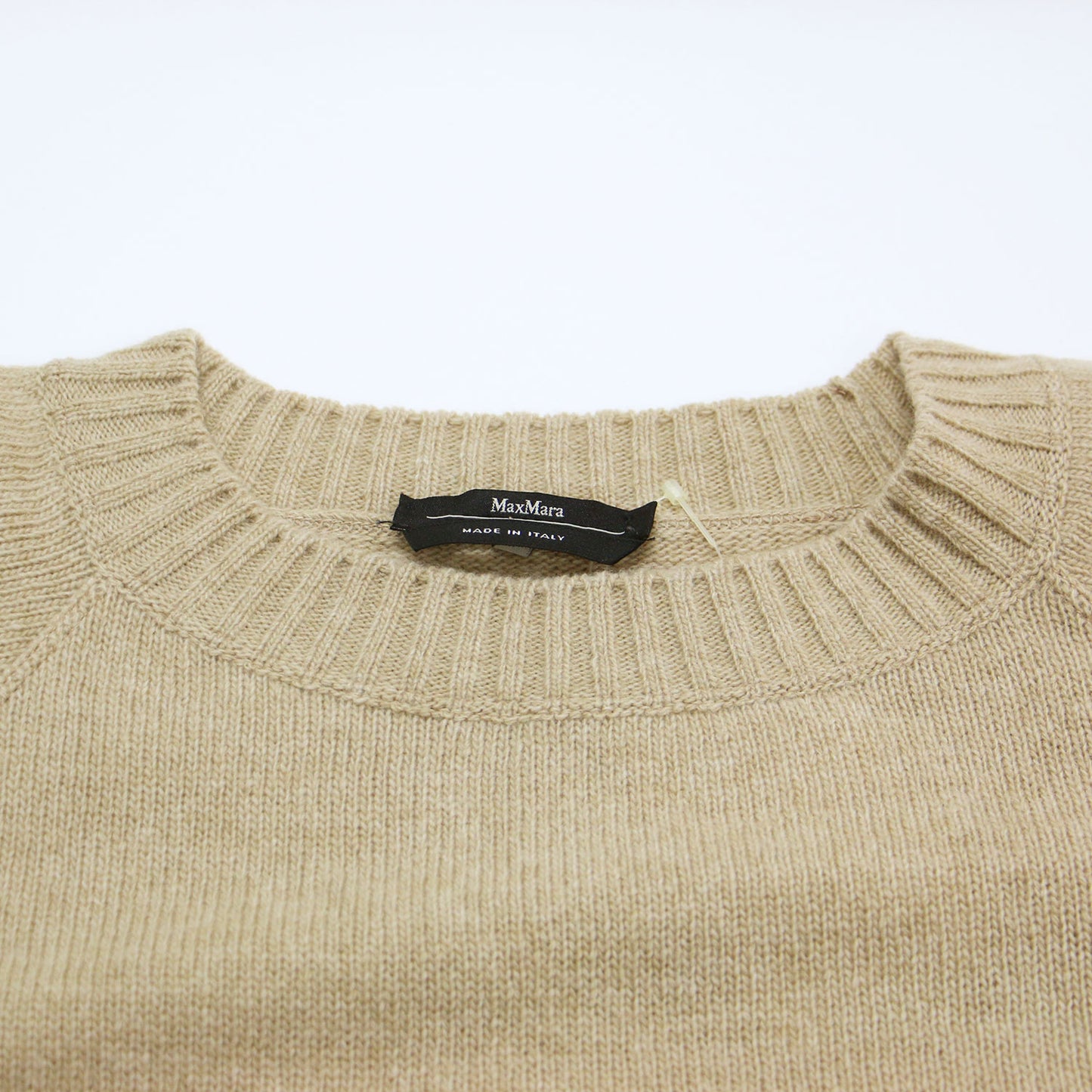 ウール クルーネック プルオーバー ニット / セーター 長袖 ラグランスリーブ