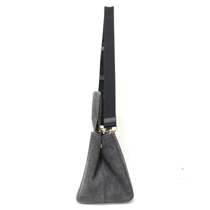 カナパ デニム 2WAY トートバッグ 1BG439 / CANAPA ハンドバッグ ショルダー ロゴ プリント