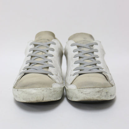 スーパースター レザー スニーカー / SUPERSTAR ローカット レースアップ ヴィンテージ加工