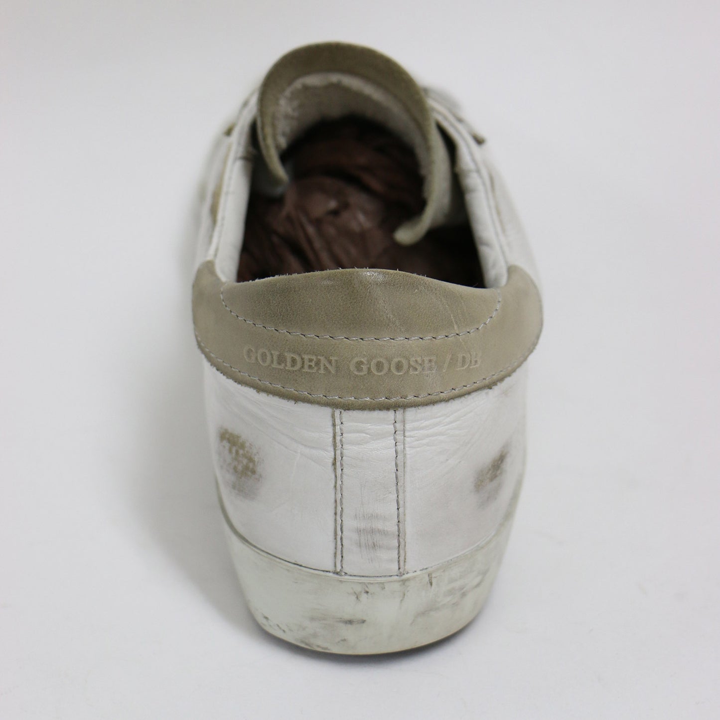 スーパースター レザー スニーカー / SUPERSTAR ローカット レースアップ ヴィンテージ加工