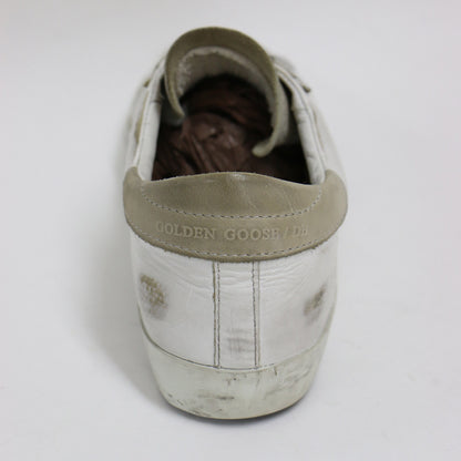スーパースター レザー スニーカー / SUPERSTAR ローカット レースアップ ヴィンテージ加工