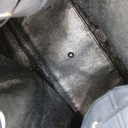 レザー リバーシブル トートバッグ / ショルダー 肩掛け メタリック 巾着型