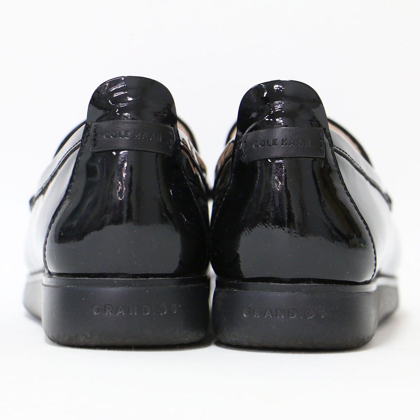 グランド アンビション トロイ ペニー スリップオン スニーカー / コインローファー フラット エナメル レザー