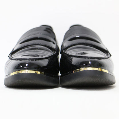 グランド アンビション トロイ ペニー スリップオン スニーカー / コインローファー フラット エナメル レザー