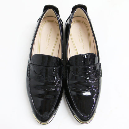 グランド アンビション トロイ ペニー スリップオン スニーカー / コインローファー フラット エナメル レザー