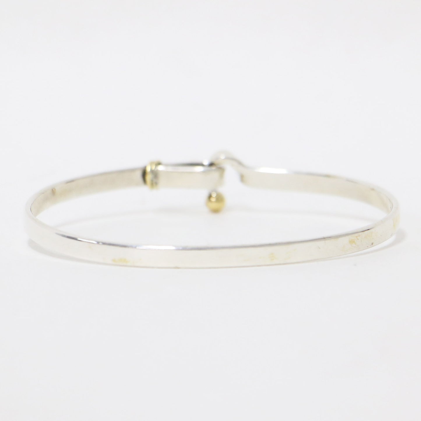 フック&アイ バングル / ブレスレット SV925 K18YG