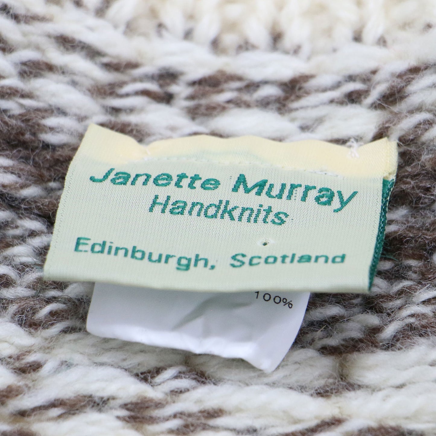 ノルディック柄 ウール カーディガン / ニット ハイネック 長袖 ローゲージ