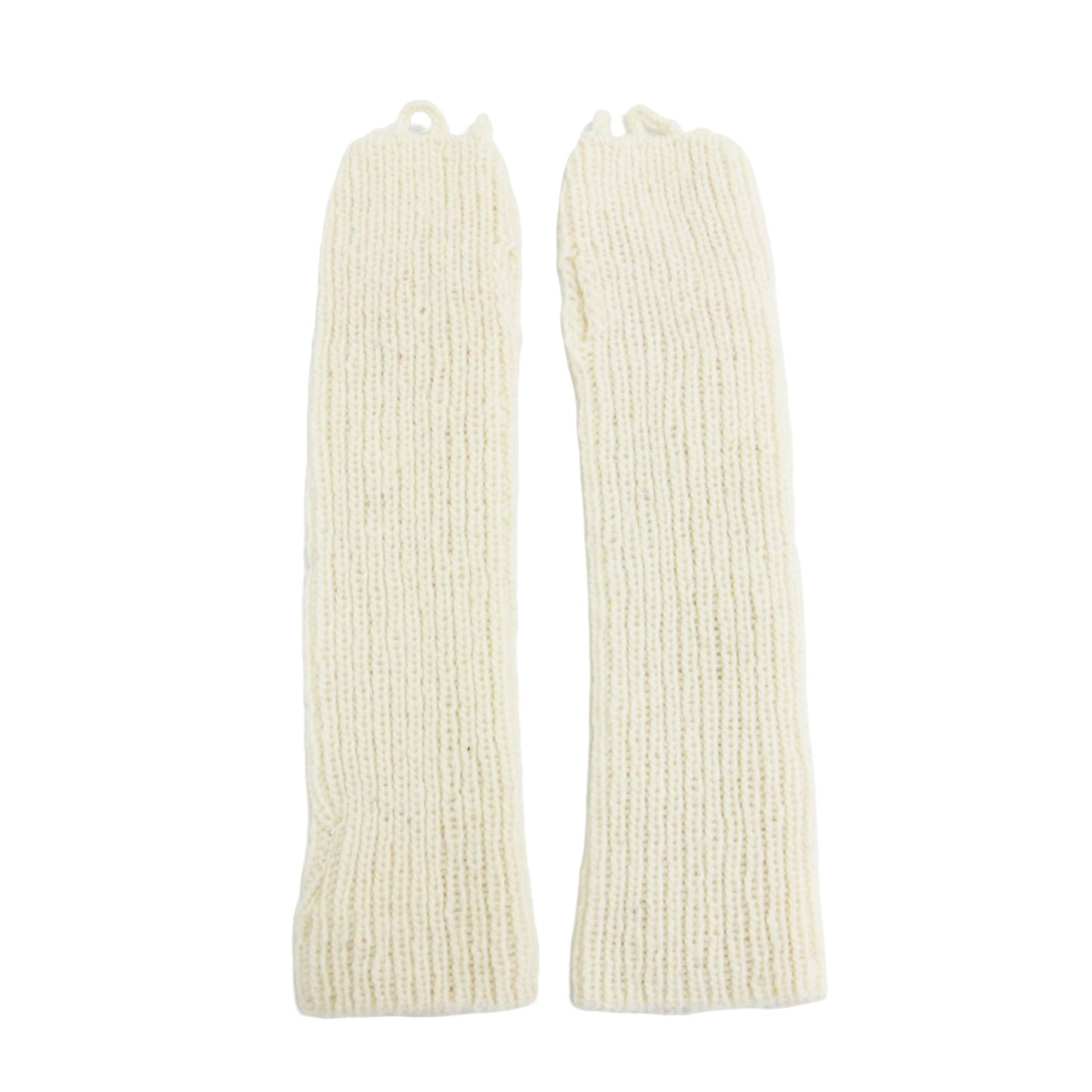 ニット アームウォーマー / Knit Arm Warmer リブ編み ウール