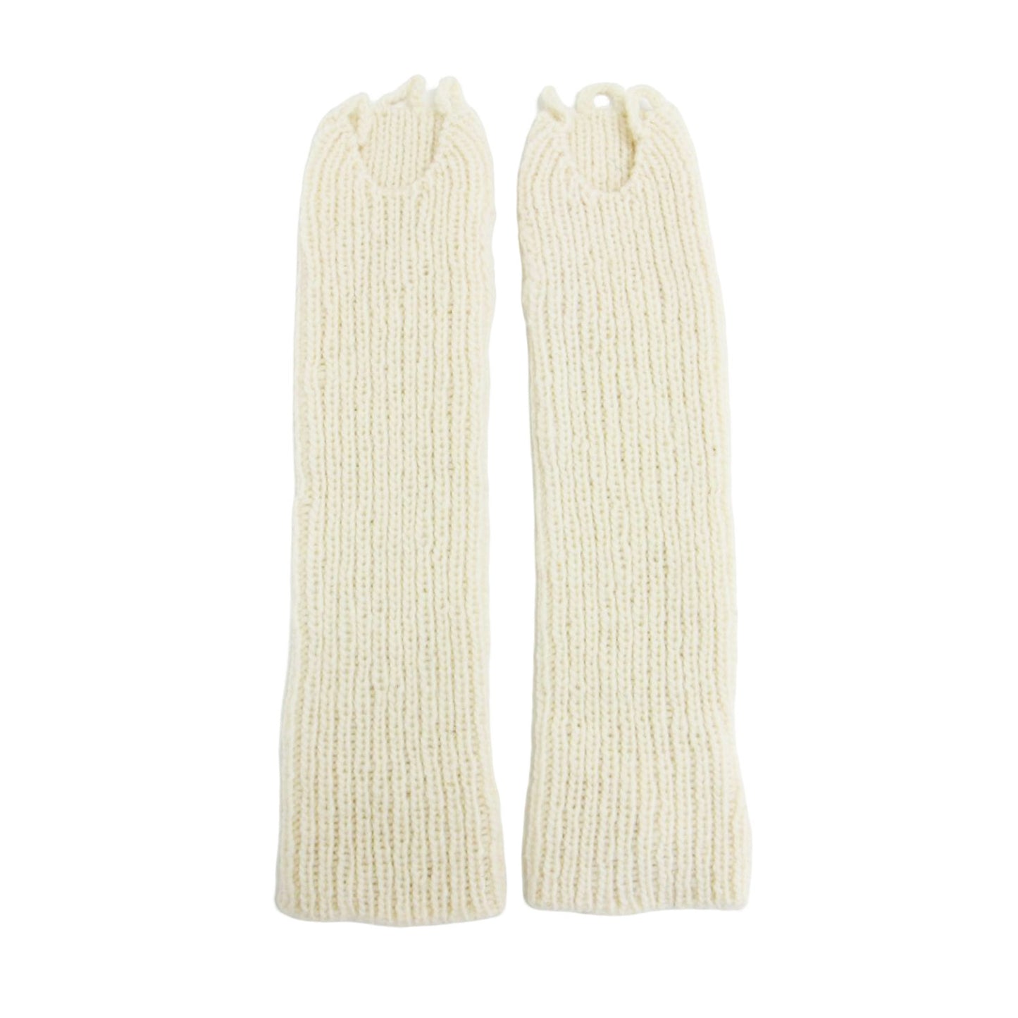 ニット アームウォーマー / Knit Arm Warmer リブ編み ウール