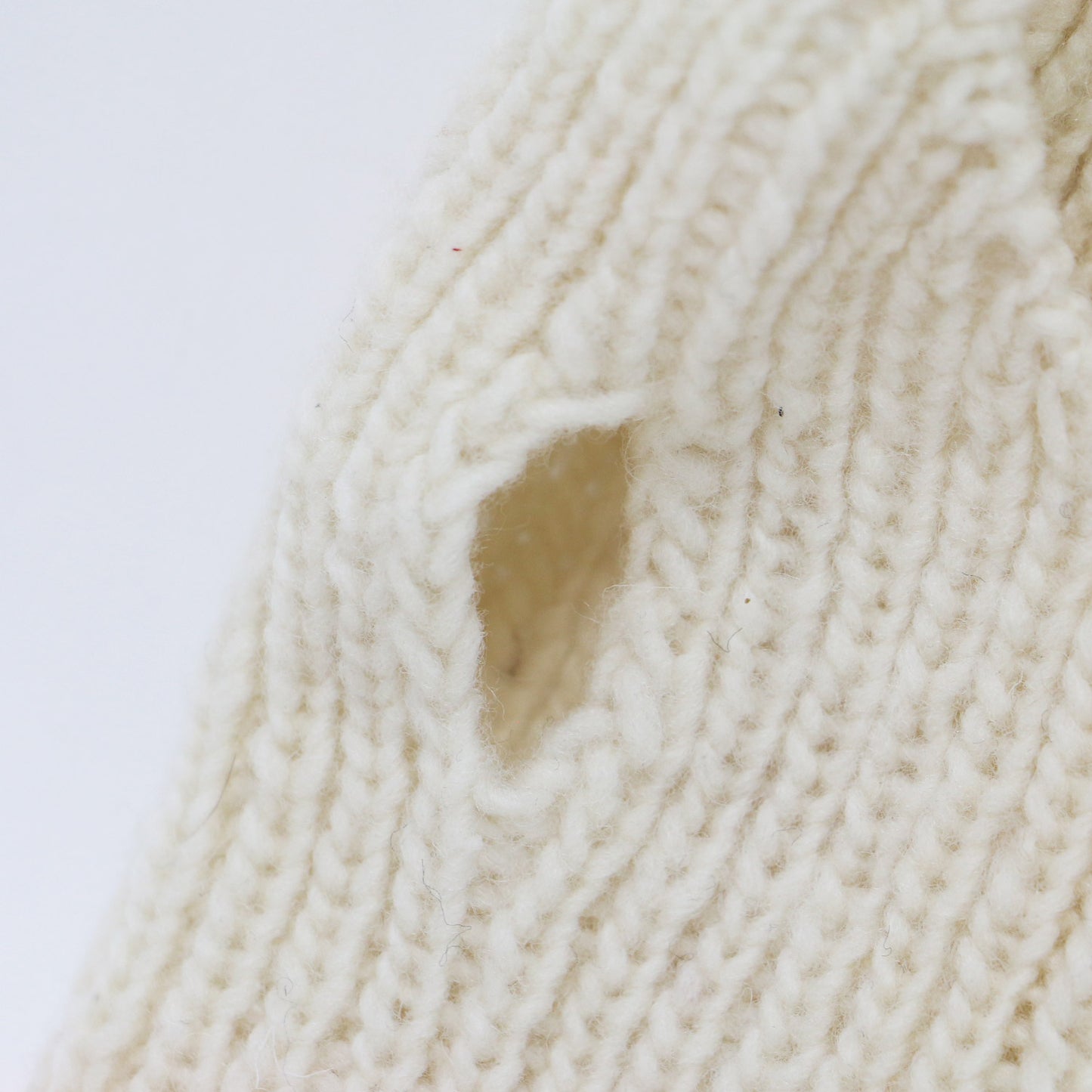 ニット アームウォーマー / Knit Arm Warmer リブ編み ウール