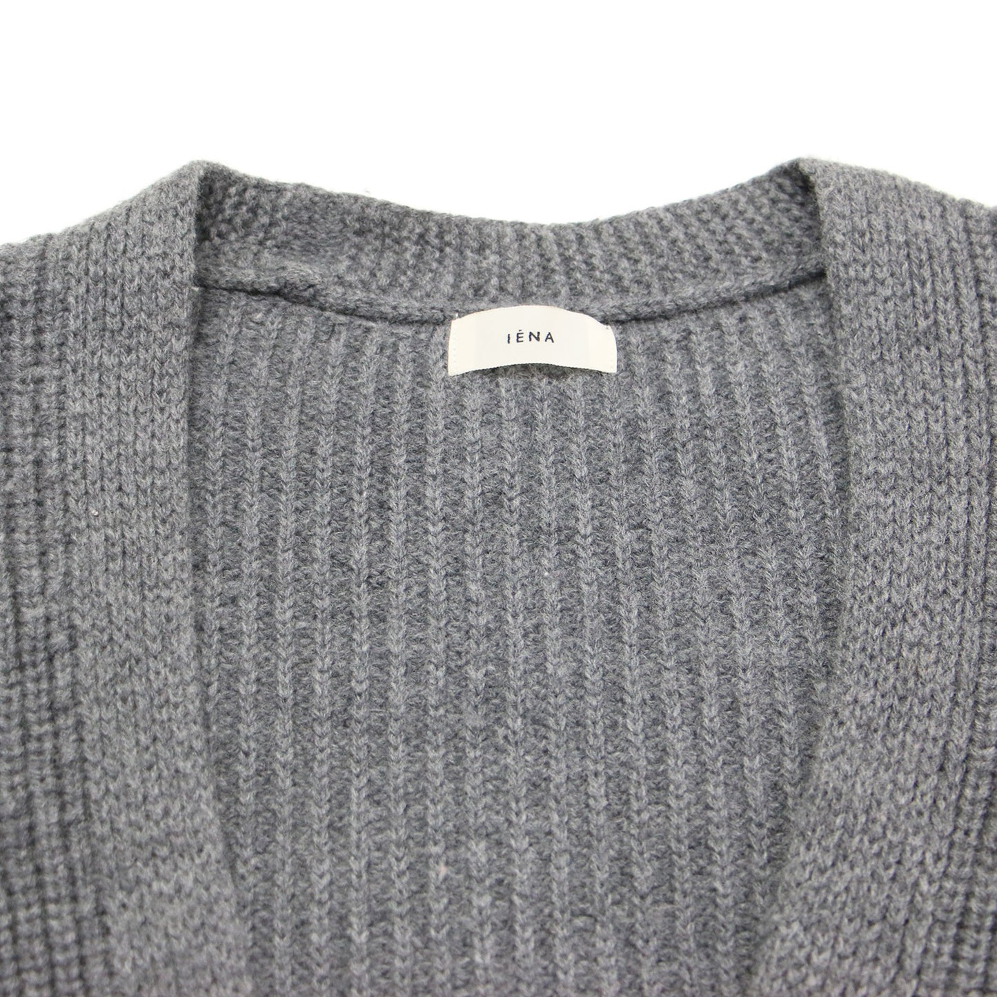 22秋冬 カーヴィーフォルム カーディガン / ニット ミドル丈 長袖 Vネック ウール