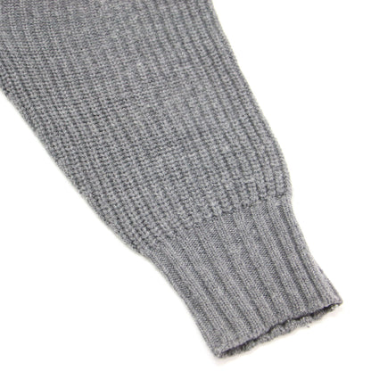 22秋冬 カーヴィーフォルム カーディガン / ニット ミドル丈 長袖 Vネック ウール